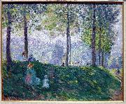 Henri Lebasque Prints An afternoon in the park oil painting on canvas